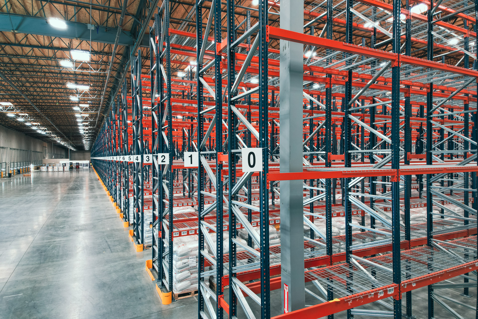Industrial pallet racking warehouse in Gallatin