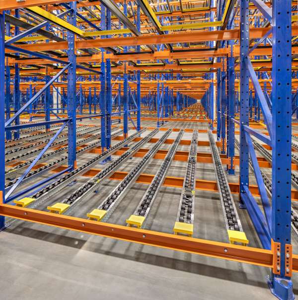 Pallet Flow Rack - Industrial Warehouse Racking in Gallatin